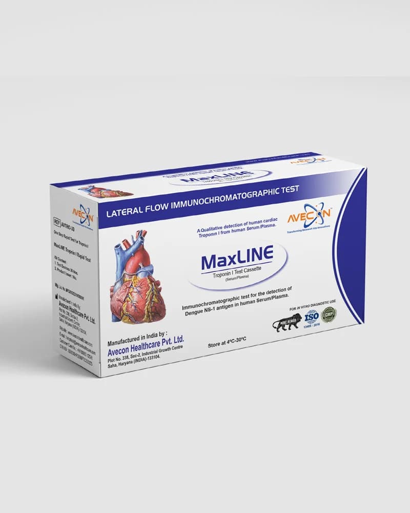 MaxLINE Troponin I Rapid Test