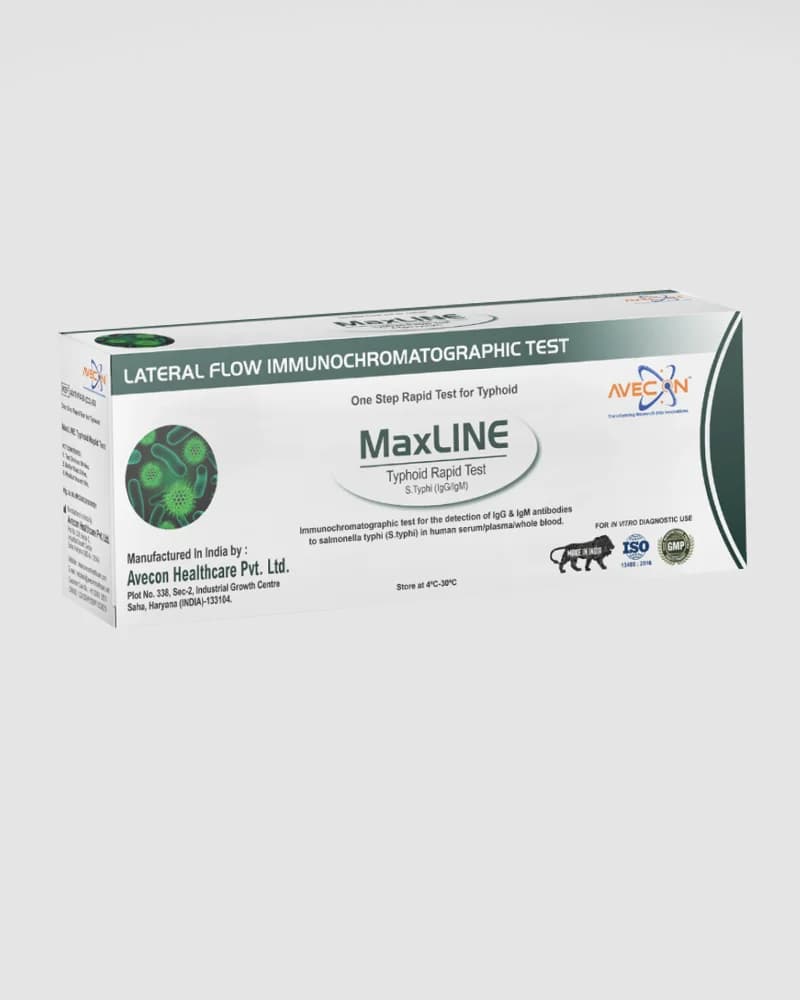 MaxLINE Typhoid Ab Rapid Test